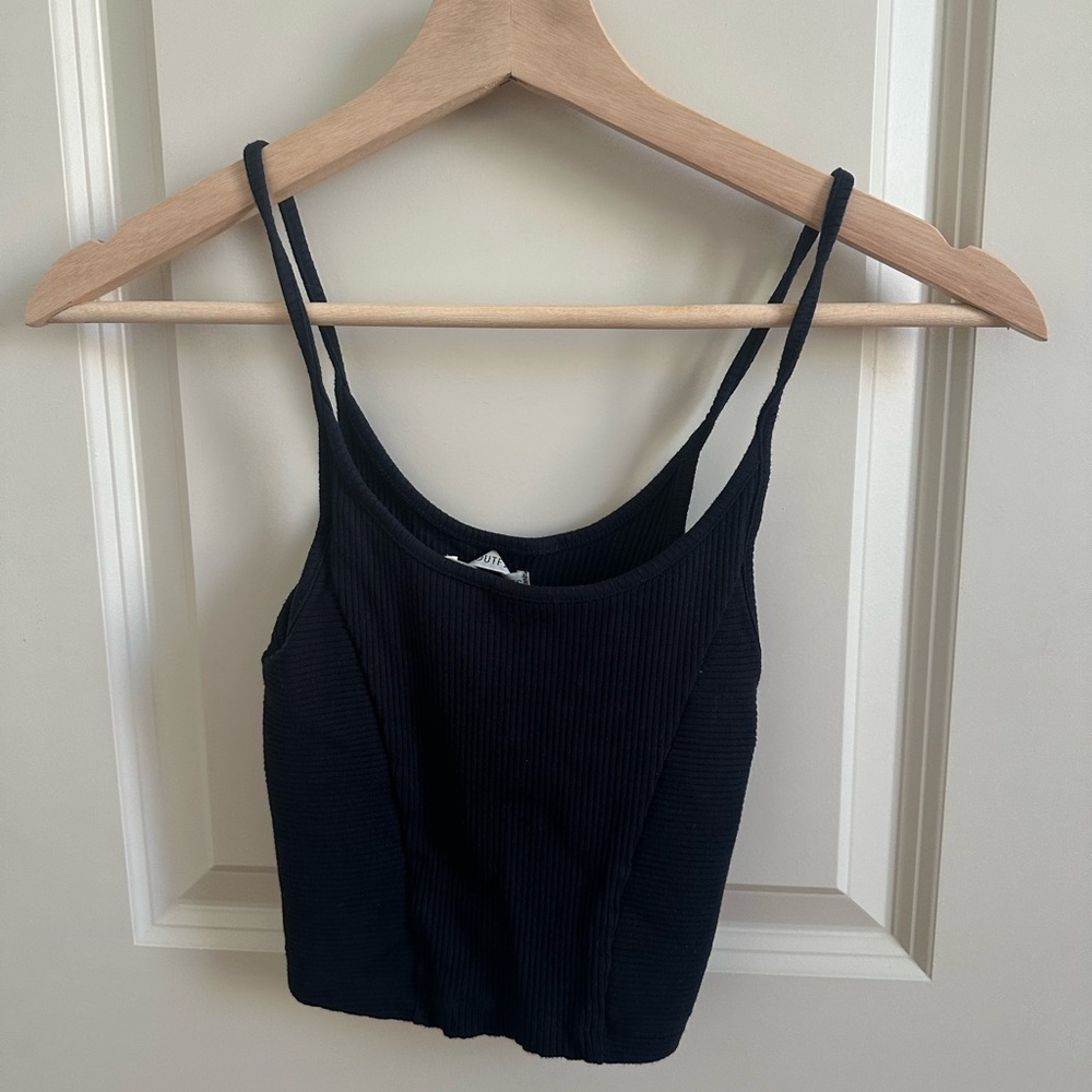 Black Ribbed Cami